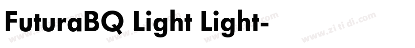 FuturaBQ Light Light字体转换